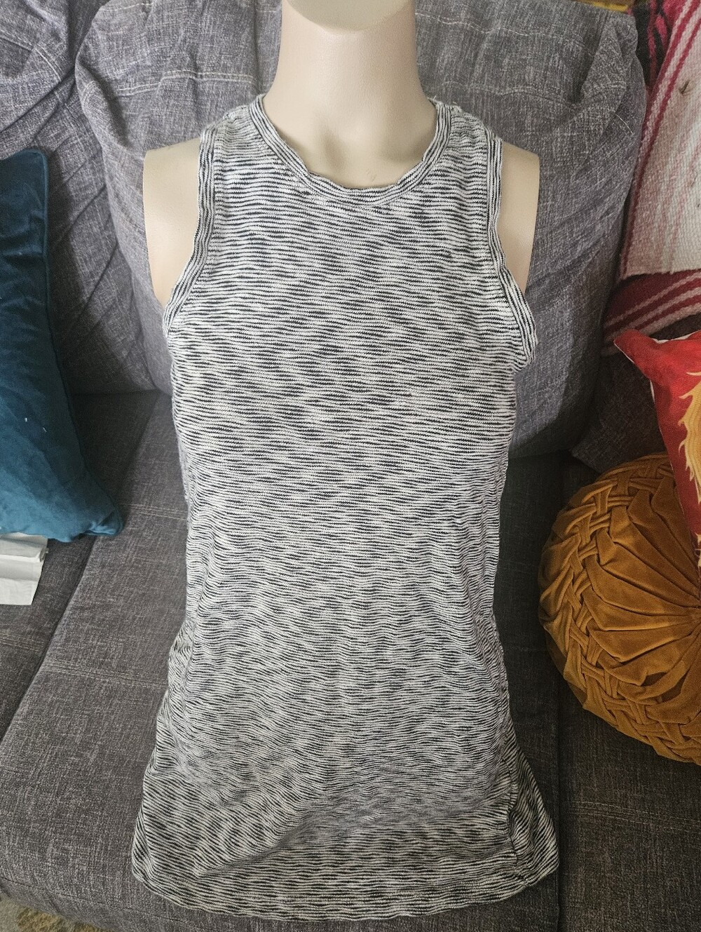 Aerie Black and White Striped Shirt Dress. XS. 15ptp